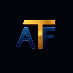 A sleek and modern logo design featuring the initials 'ATF'