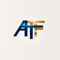 A sleek and modern logo design featuring the initials 'ATF'