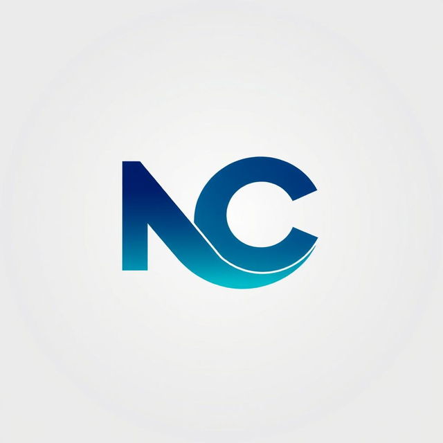 A modern and stylish logo featuring the letters 'NC' artistically intertwined