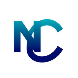A modern and stylish logo featuring the letters 'NC' artistically intertwined