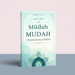 A book cover design titled "Mudah Dalam Manifestasi Ibadah"