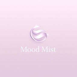 A sleek and elegant logo design for a high-end perfume brand called Mood Mist