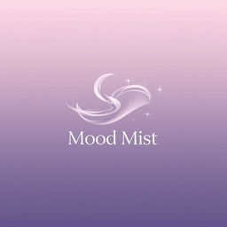 A sleek and elegant logo design for a high-end perfume brand called Mood Mist