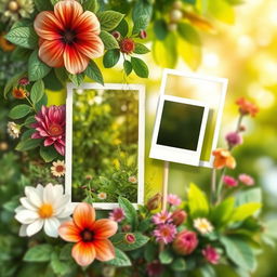 Create a vibrant and artistic image collage using my photos