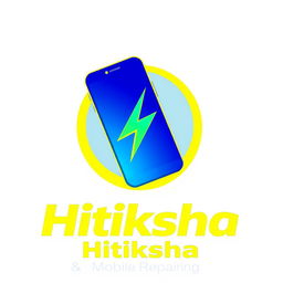 A modern and sleek logo design for 'Hitiksha Electricals and Mobile Repairing'