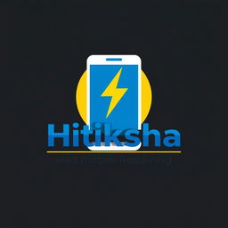 A modern and sleek logo design for 'Hitiksha Electricals and Mobile Repairing'