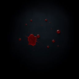 A dark, atmospheric scene with a deep black background