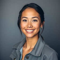 A professional studio portrait of a person, capturing the essence of natural beauty and authenticity