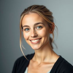 A professional studio portrait of a person, capturing the essence of natural beauty and authenticity