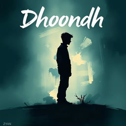 A poster designed by Zyan, featuring the title 'Dhoondh' and the subtitle 'Raha hoon kudh ko'