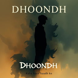 A poster designed by Zyan, featuring the title 'Dhoondh' and the subtitle 'Raha hoon kudh ko'