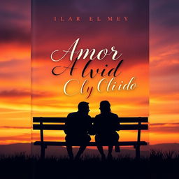 A captivating book cover design for 'Amor y Olvido'
