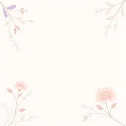 A minimalist Instagram post background designed for a lingerie brand, featuring soft pastel tones like blush pink, lavender, and mint green