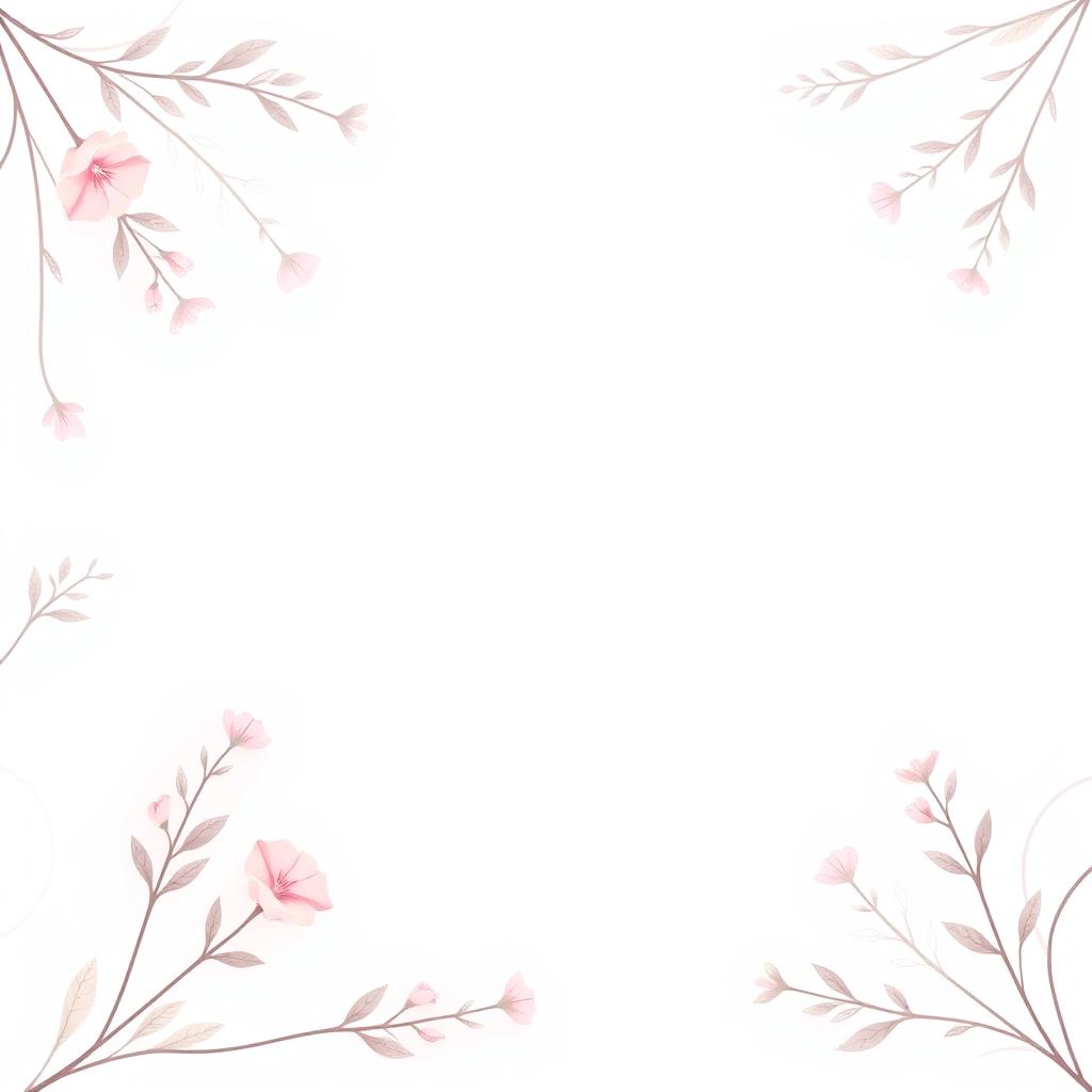 A minimalist Instagram post background designed for a lingerie brand, featuring soft pastel tones like blush pink, lavender, and mint green