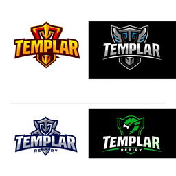 Logo design for 'Templar' inspired by EA Sports branding