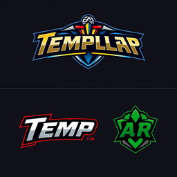 Logo design for 'Templar' inspired by EA Sports branding