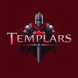 A logo design for EA Sports featuring the name 'Templars' prominently displayed in a bold and impactful font
