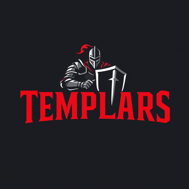 A modern logo design for 'Templars' inspired by EA Sports