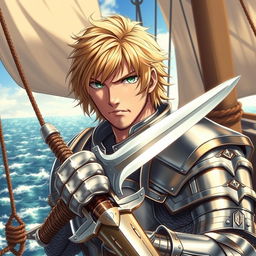 A striking light novel cover featuring a male character with shaggy light-brown hair that falls across his face, adding a rugged charm to his appearance