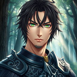 An eye-catching light novel cover that presents a male character with shaggy dark-brown hair cascading across his face, adding a sense of mystery and adventure