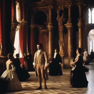 The film director used baroque music as the soundtrack for the intense and dramatic scenes.