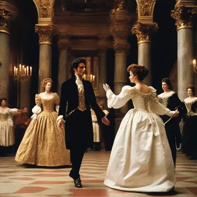 The film director used baroque music as the soundtrack for the intense and dramatic scenes.