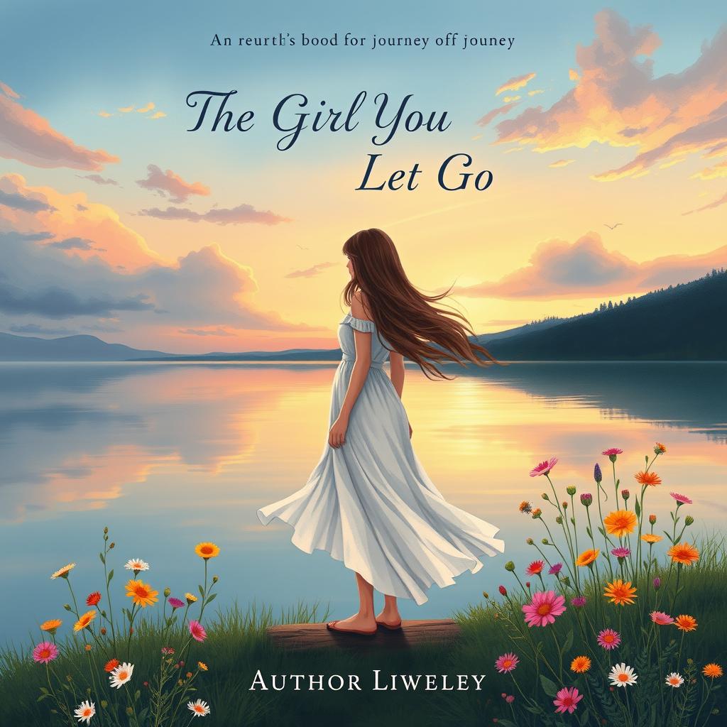 An illustrated book cover design for 'The Girl You Let Go'