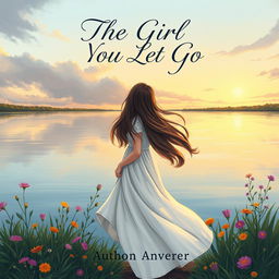 An illustrated book cover design for 'The Girl You Let Go'