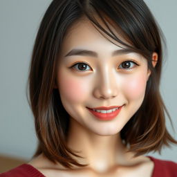 A stunning portrait of a 20-year-old Japanese girl with a detailed, beautiful face