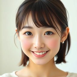 A captivating portrait of a 20-year-old Japanese girl with a detailed, beautiful face