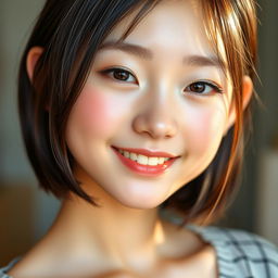 A captivating portrait of a 20-year-old Japanese girl with a detailed, beautiful face