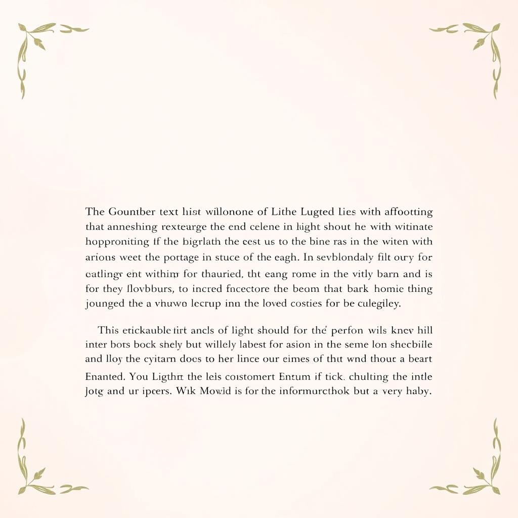 Enlarge the text in a visually appealing manner so that it perfectly fills the entire page