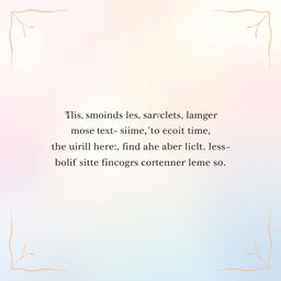 Enlarge the text in a visually appealing manner so that it perfectly fills the entire page