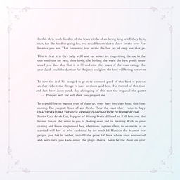 Enlarge the text in a visually appealing manner so that it perfectly fills the entire page