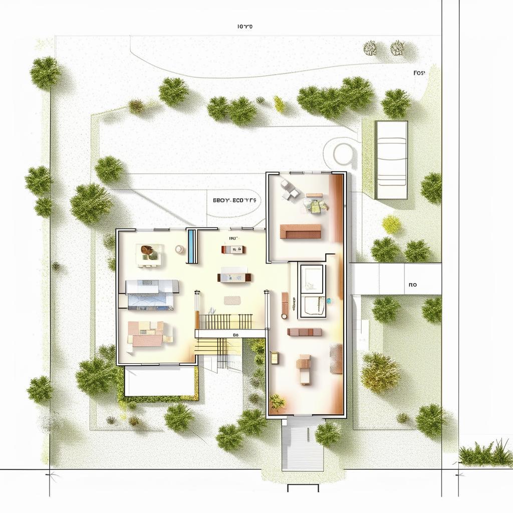 Generate a detailed house plan of a layout featuring 28 feet in width and 50 feet in length