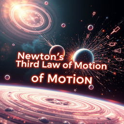 A dramatic, futuristic animation depicting two objects colliding in space, creating mesmerizing ripples that distort the fabric of the cosmos