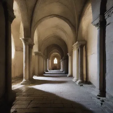 The old benedictine abbey in the horror movie is believed to be haunted.