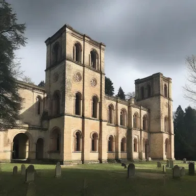 The old benedictine abbey in the horror movie is believed to be haunted.