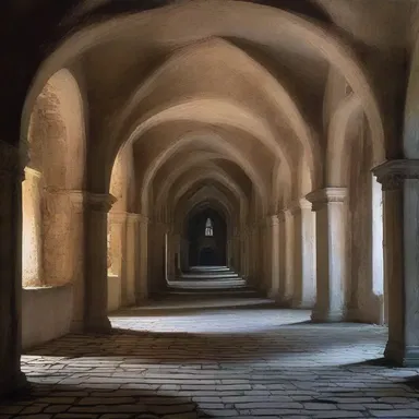 The old benedictine abbey in the horror movie is believed to be haunted.