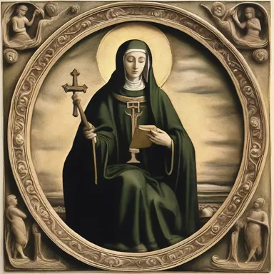 According to ancient mythology, the gods provided the Benedictines with divine guidance in their monastic practices.