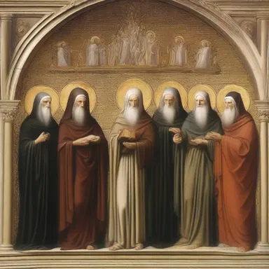 According to ancient mythology, the gods provided the Benedictines with divine guidance in their monastic practices.