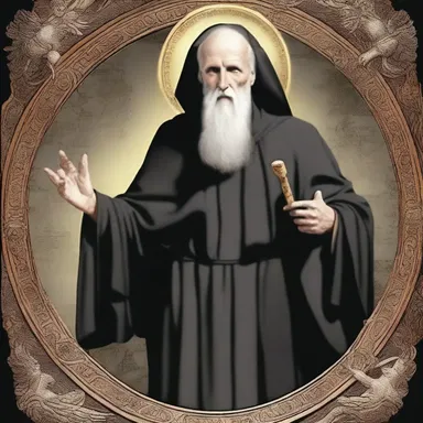 According to mythology, Saint Benedict possessed supernatural powers that helped him defeat evil creatures.