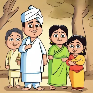 The popular Bengali cartoon series 'Gopal Bhar' entertains viewers with its humor and wit.