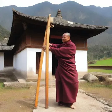 Why did the Bhutanese monk carry a ladder? Because he heard the roof was Bhutanese-able!