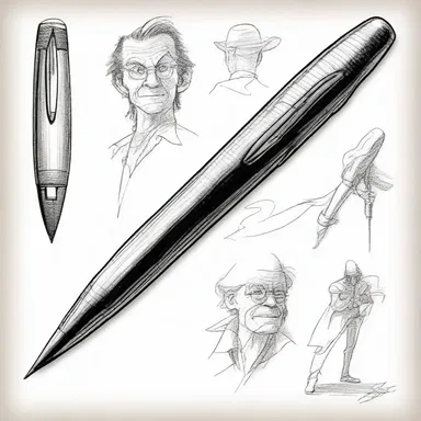 The magical biro that the main character discovered had the power to bring drawings to life.