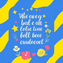 An easy-to-create poster design that features a bold, colorful background with eye-catching typography