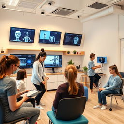 A modern occupational therapy clinic specializing in artificial intelligence services