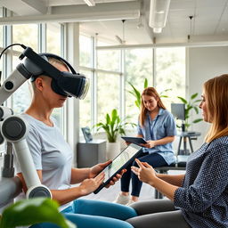 A modern rehabilitation facility focused on technological interventions in occupational therapy