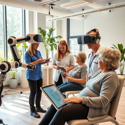 A modern rehabilitation facility focused on technological interventions in occupational therapy