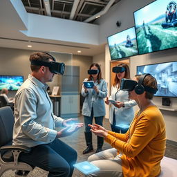 An advanced rehabilitation center integrating technology and metaverse concepts into occupational therapy services